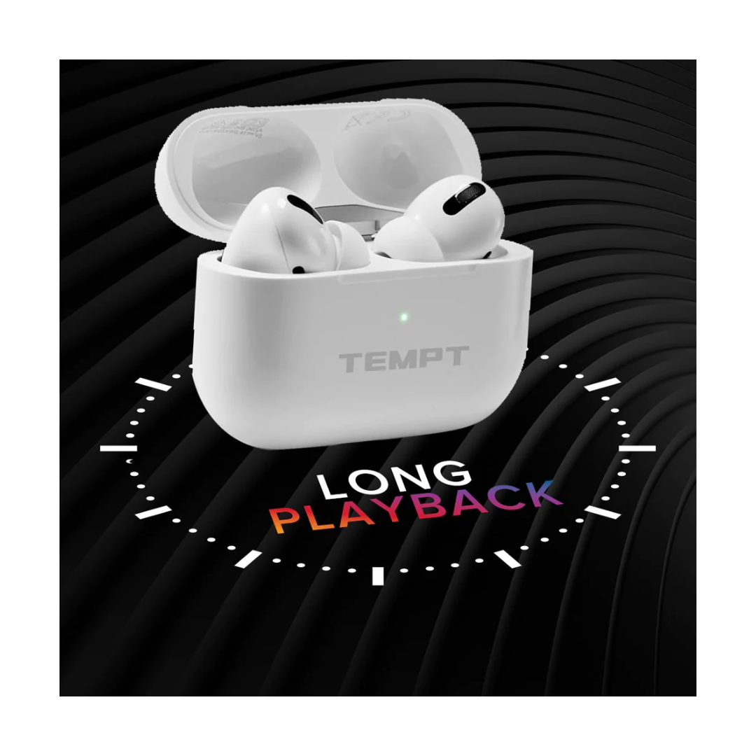 Tempt Wave Lite Bluetooth Earbuds - 16hrs Playback