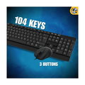 Lapcare E9 Wired Keyboard and Mouse - 104 Keys