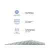 Peps Restonic Ardene 8 inch Pocketed Spring Mattress With Free Pillow | Foam Construction, | Innerspring |