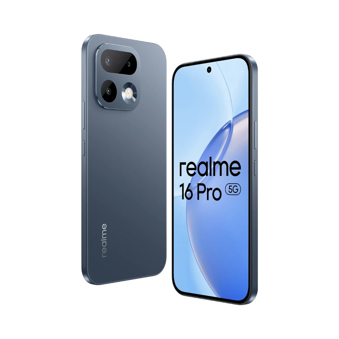 Realme 16 Pro 5G | MediaTek Dimensity 7300 Max | Android 16 | AMOLED Display | 200MP Rear Camera | 50MP Front Camera | IP69 Water Resistance | 7000mAh Battery | 80W SUPERVOOC Charge