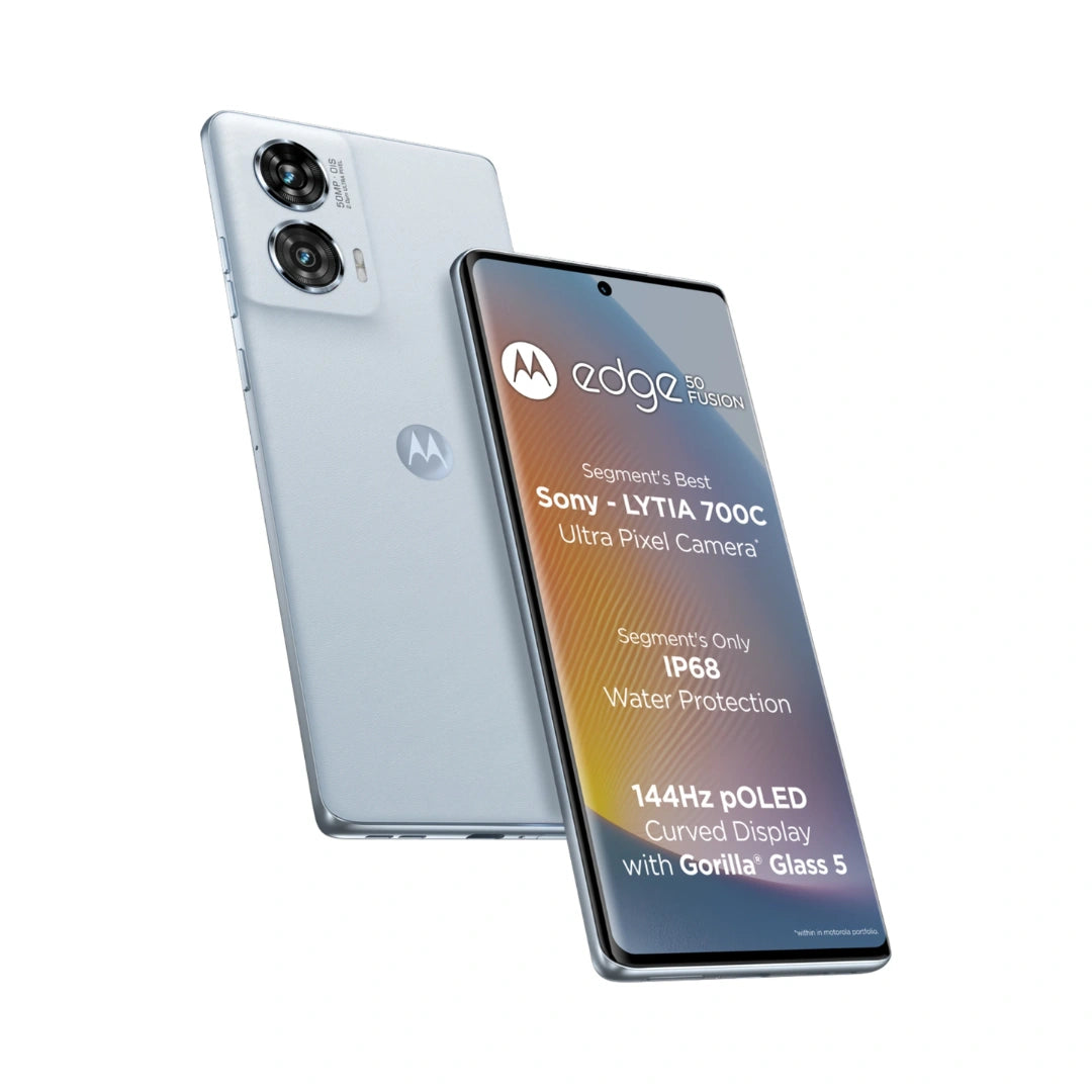Moto Edge 50 Fusion 5G (Snapdragon 7s Gen 2 & Upto 16 GB RAM | 50MP+13MP |32MP Front Camera | Full HD+ pOLED Endless Edge Display |68 W TurboPower Charge