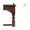 Goodwood Clinton 4 Seater Dining Table Set | Shesham Wood | Glass Top |