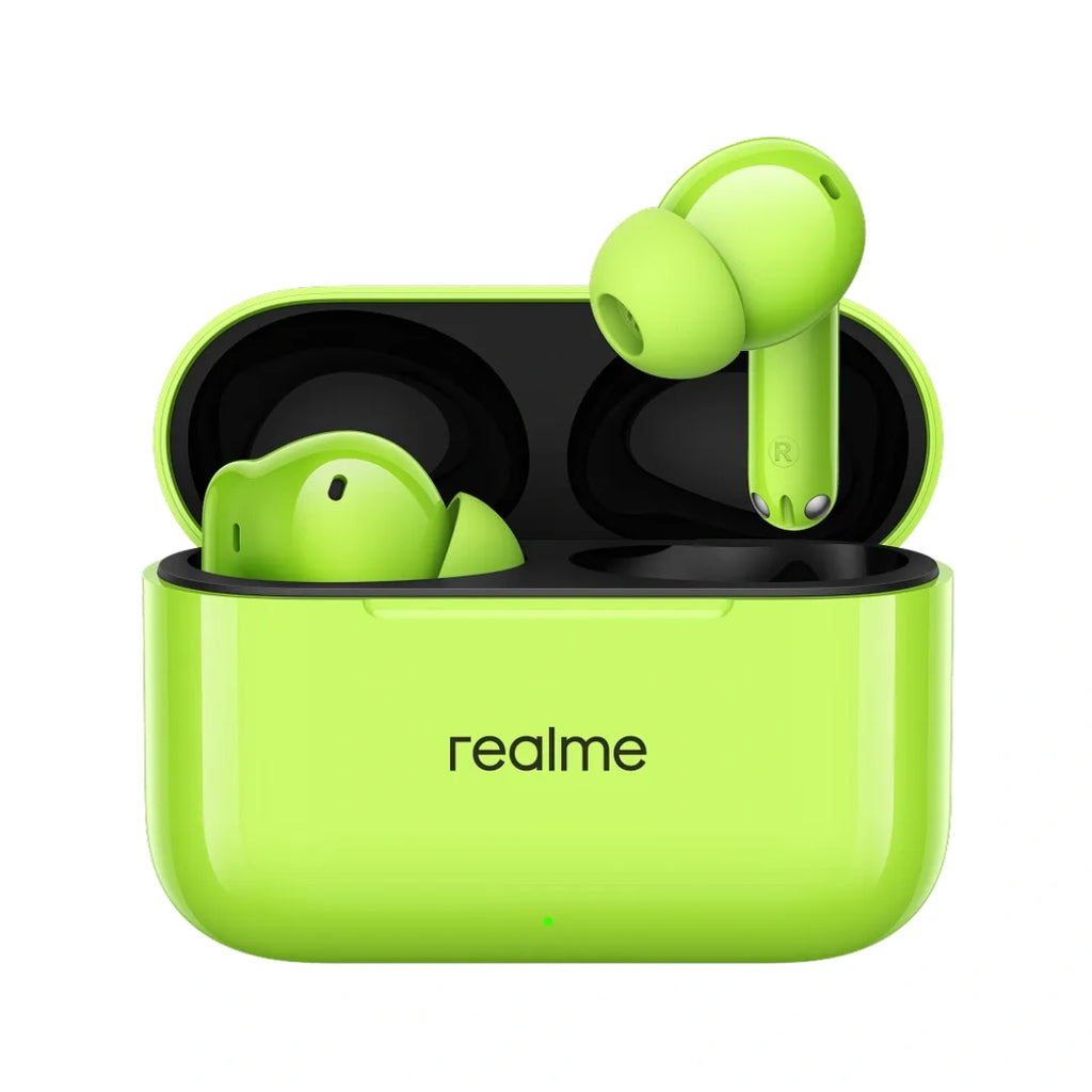 Realme Buds T200 |True Wireless Earbuds | Bluetooth v5.4 | Water Resistance | 3D Spatial Audio Effect | 50 hrs Of Playback | Active Noise Cancellation | Dynamic Audio