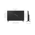 Redmi A Series 43 inch - Full HD - Google Smart TV - Dimensions
