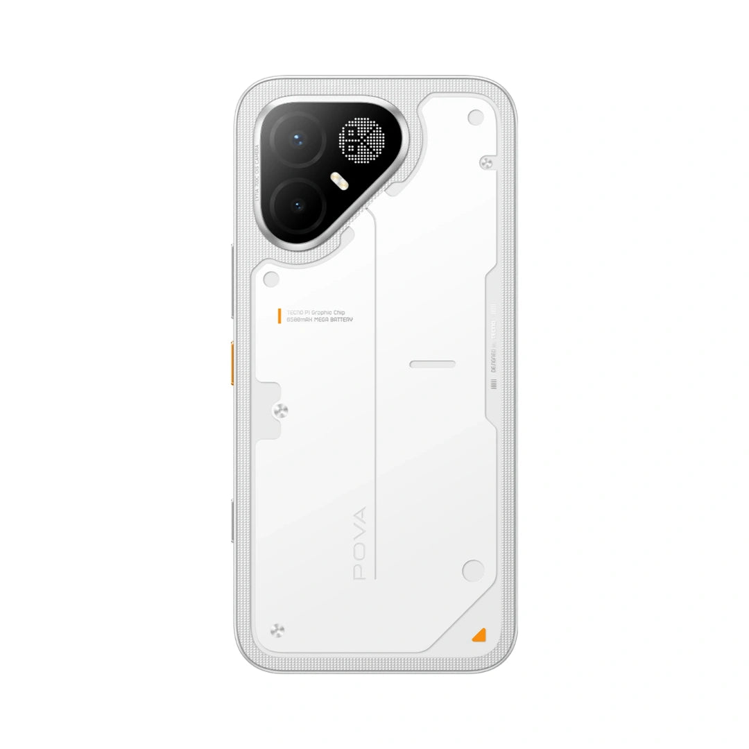 Tecno Pova 8 Pro 5G | 6.78 inch AMOLED Display | Corning® Gorilla® Glass 7i Protection | MediaTek Dimensity 7400 | 50MP OIS Rear Camera | 13MP Front Camera | Dolby Atmos Hi-Res Audio | 6500mAh Battery | 45W Super Charging | IP69K Dust & Water Resistance