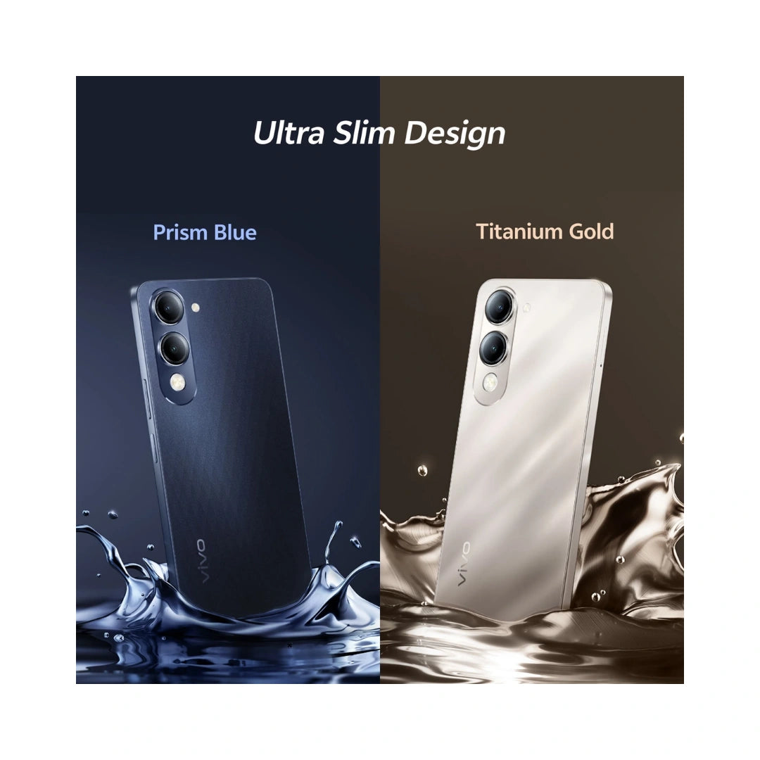 Vivo T4 Lite 5G | 6.74'' HD+ 90Hz LCD | MediaTek Dimensity 6300 | 50MP Dual AI Camera | 5MP Front Camera | Android 14 | 6000mAh Battery | IP64 Dust & Water Resistance