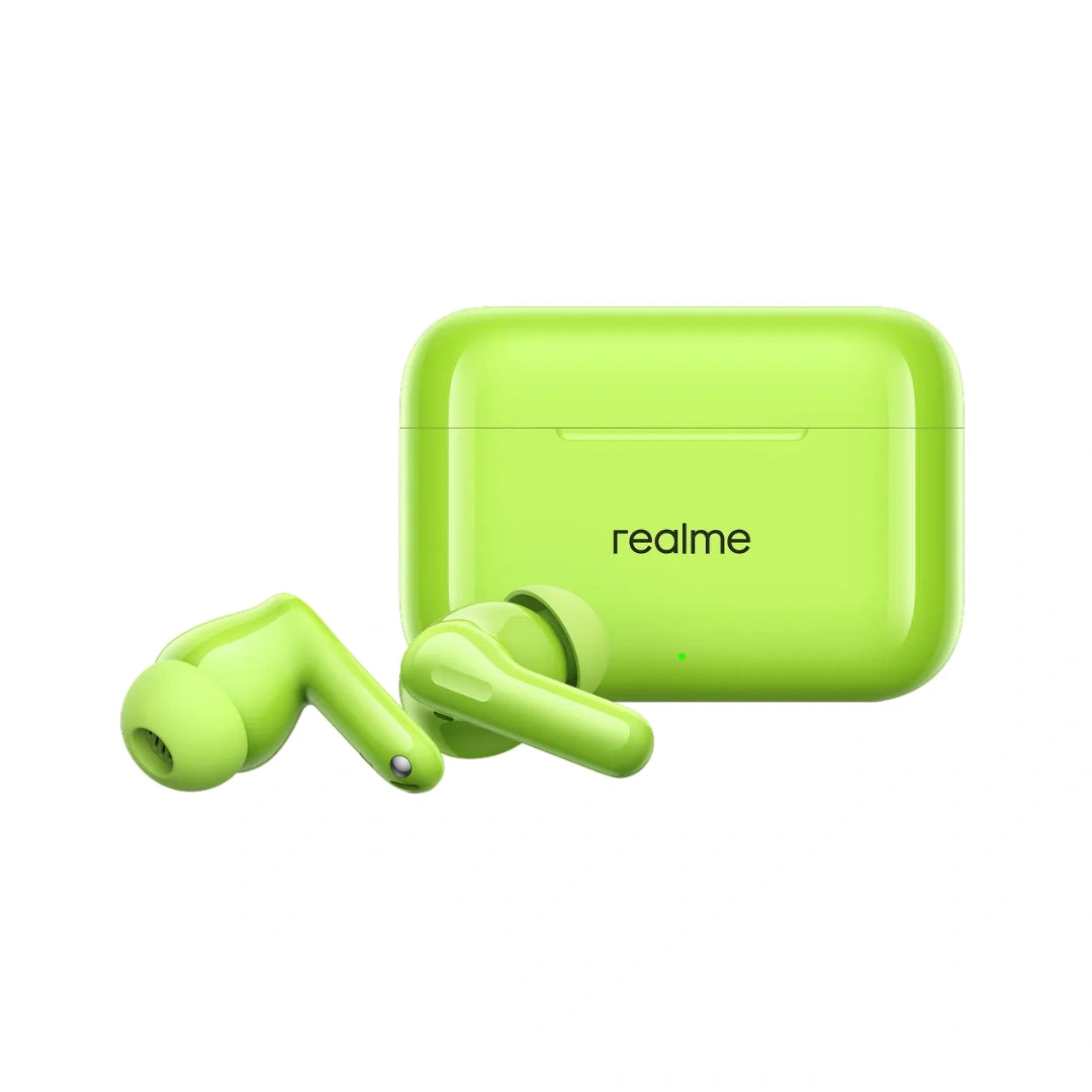 Realme Buds T200 |True Wireless Earbuds | Bluetooth v5.4 | Water Resistance | 3D Spatial Audio Effect | 50 hrs Of Playback | Active Noise Cancellation | Dynamic Audio