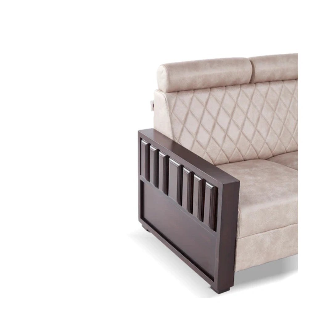Goodwood Rustic Pro | RUBBER WOOD |  6-Seater | CORNER SOFA |