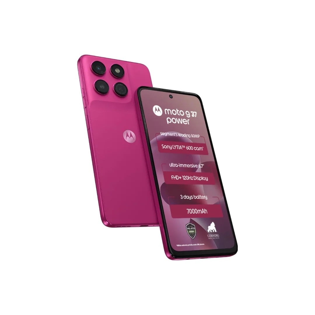Moto G77 Power | 6.72 inch Display | 120Hz Refresh Rate | MediaTek Dimensity 6400 | 50MP Rear Camera | 32MP Front Camera | 7000mAh Battery | 30W Turbo Charging