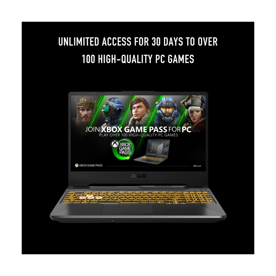 Asus TUF Gaming F17 Laptop - Unlimited Access for 30 days High Quality PC Games