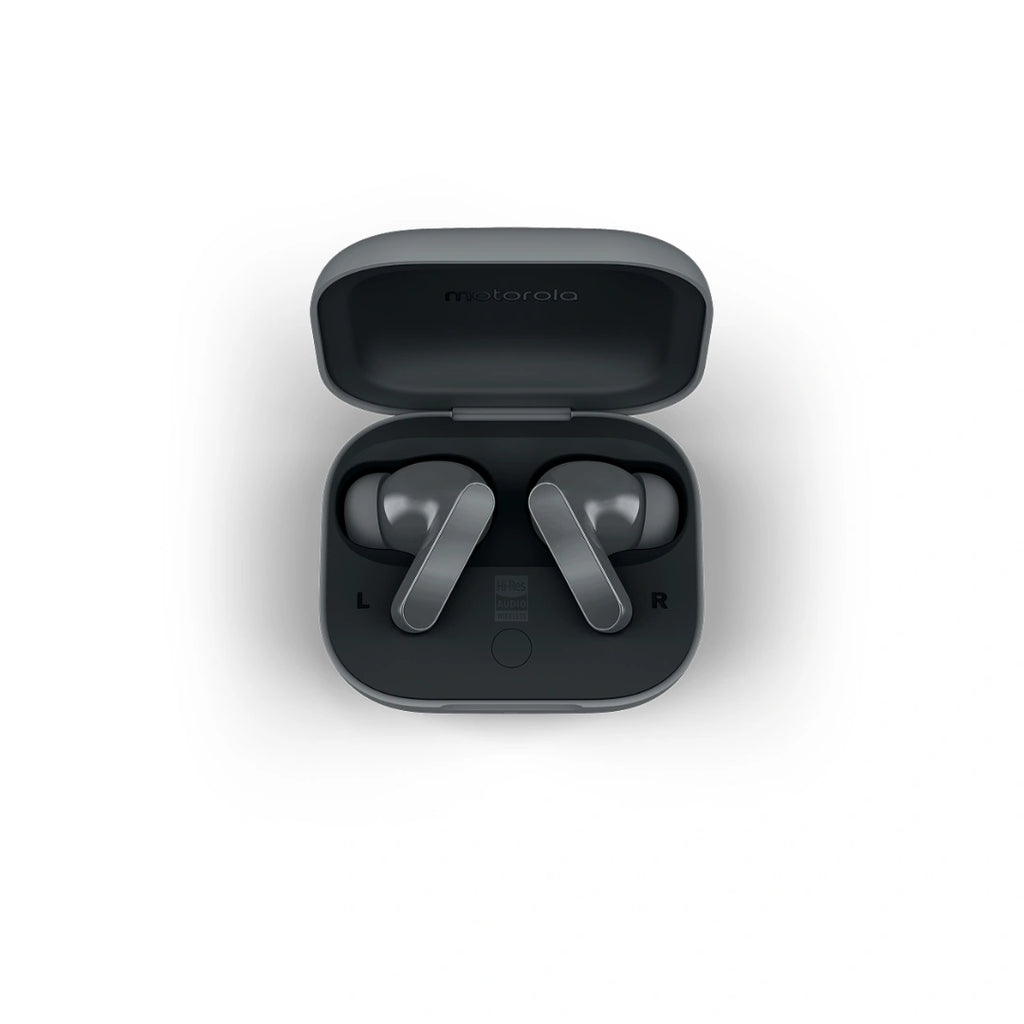 Moto Buds Bass | Up to 43 hours of Playtime | Up to 50dB | Transparency | Adaptive | Noise Cancellation | Water-Repellent Design
