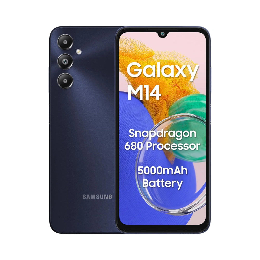 Samsung Galaxy M14 | 50MP Triple Camera | 5000mAh Battery | Snapdragon 680 Chipset | 5000mAh Battery