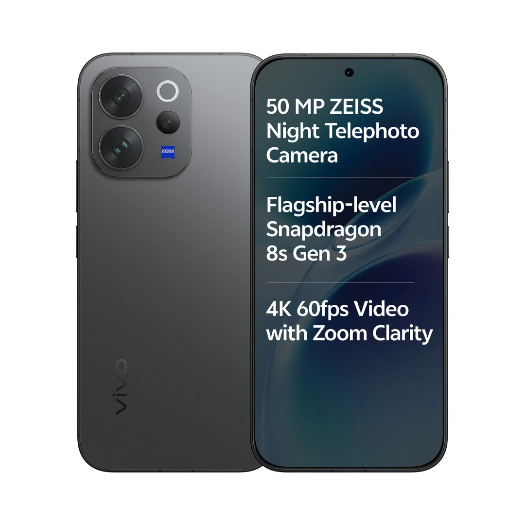 Vivo V70 Elite | 6.59 inches AMOLED Display | Snapdragon® 8s Gen 3 | 50MP ZEISS Main Camera | 50MP ZEISS Front | 6500mAh Battery | 90W Fast Charging | 3D Ultrasonic Fingerprint Sensor