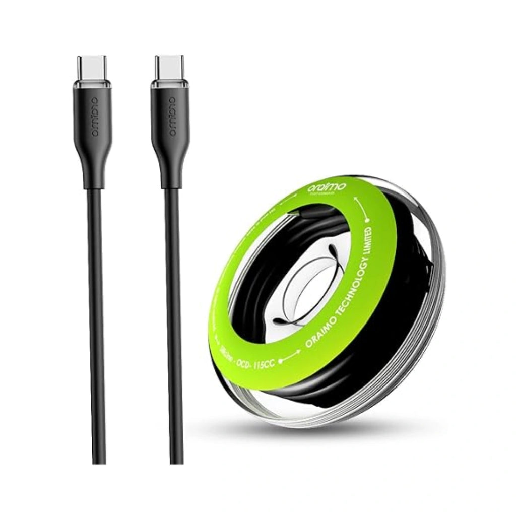 ORAIMO OCD-115CC | 480 Mbps Data Transfer Speed | 60W/3A Fast Charge | Dust Proof | Liquid Silicone Cable