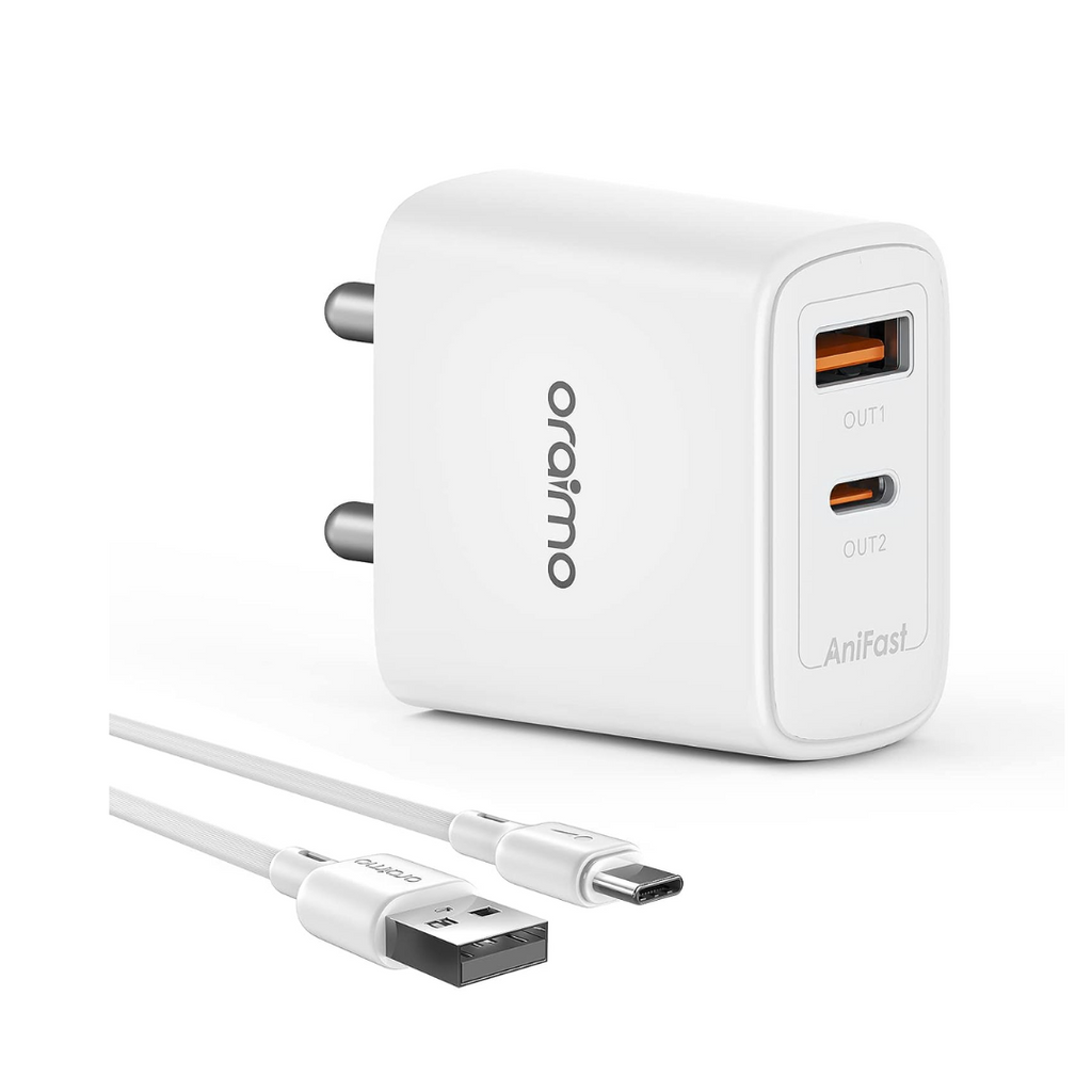 Oraimo 33W Type-C Fast Charger - White