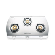 Butterfly Magnum Stainless Steel LPG Stove | Hot Forged Jumbo Burners | 2 MM Thick Rust Proof Body | Mirror Finished Stainless