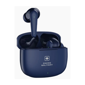 Swiss Military X Pods Bluetooth Earbuds - Blue