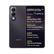 OPPO K13x 5G 6000mAh and 45W SUPERVOOC Charger  | MediaTek Dimensity 6300 | 6000 mAH Battery