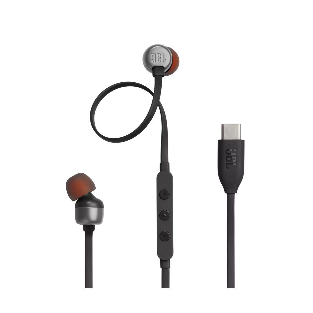 JBL Tune 310C USB Type-C Wired Earphone - Black