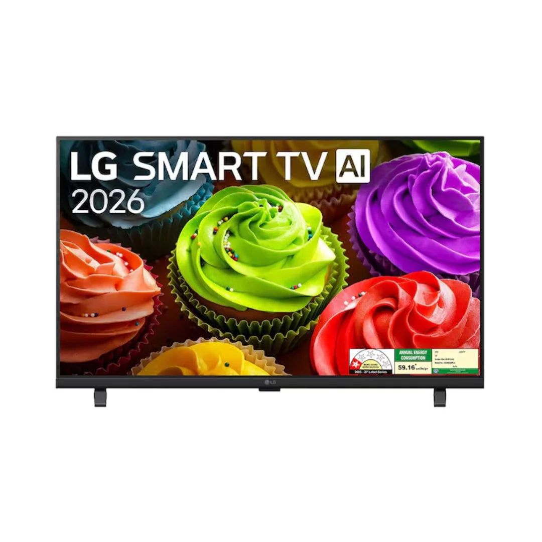 LG 32 inch 32LB653BPLA.ATRHD Smart TV | Alpha 5 AI Processor Gen9 | webOS 26 | 60Hz Refresh Rate | AI Sound Pro