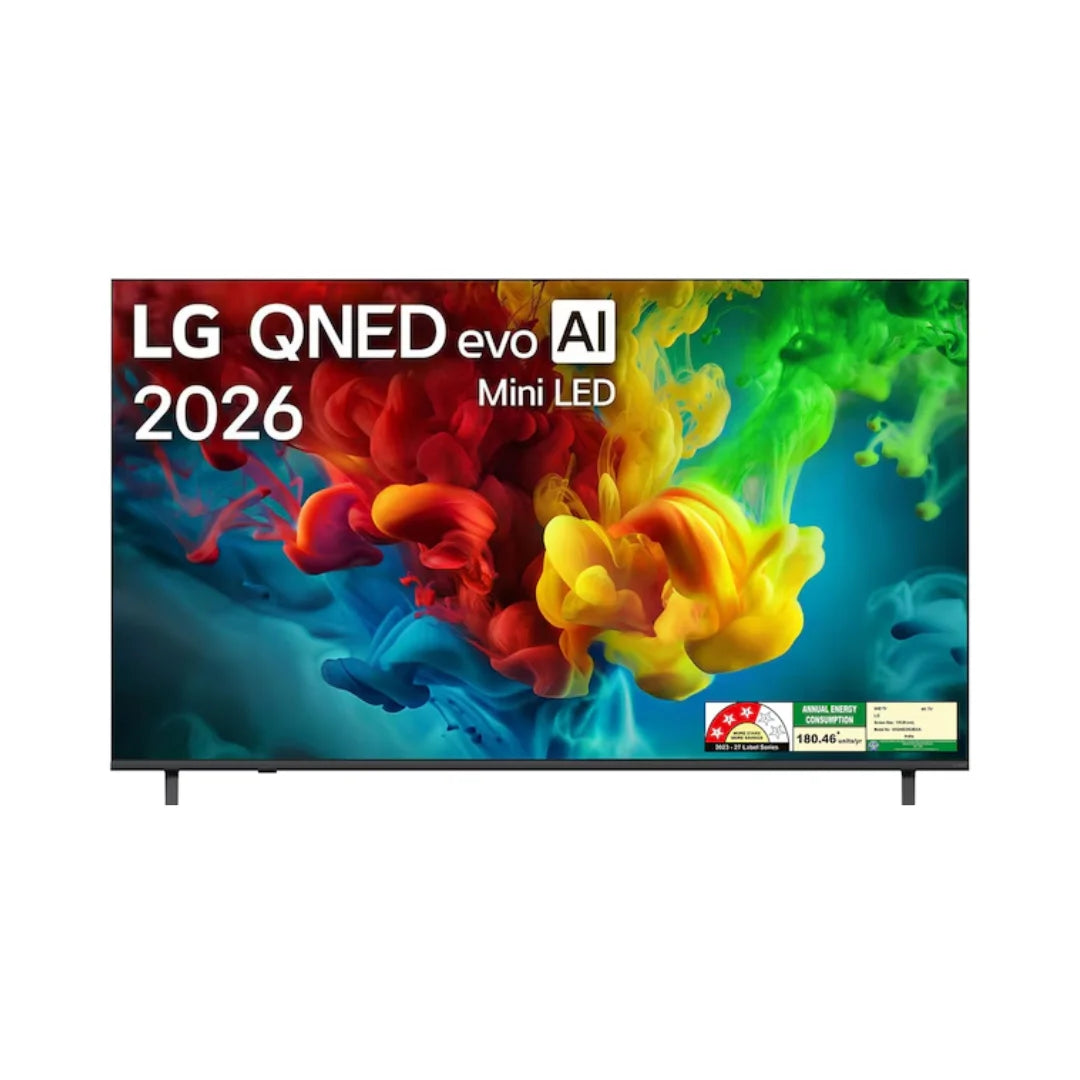 LG 55 inch 55QNED82BXA.ATR Smart TV | 4K QNED MiniLED Display | 120Hz Refresh Rate | Dolby Vision / HDR10 / HLG | webOS 26 | α8 AI Sound Pro