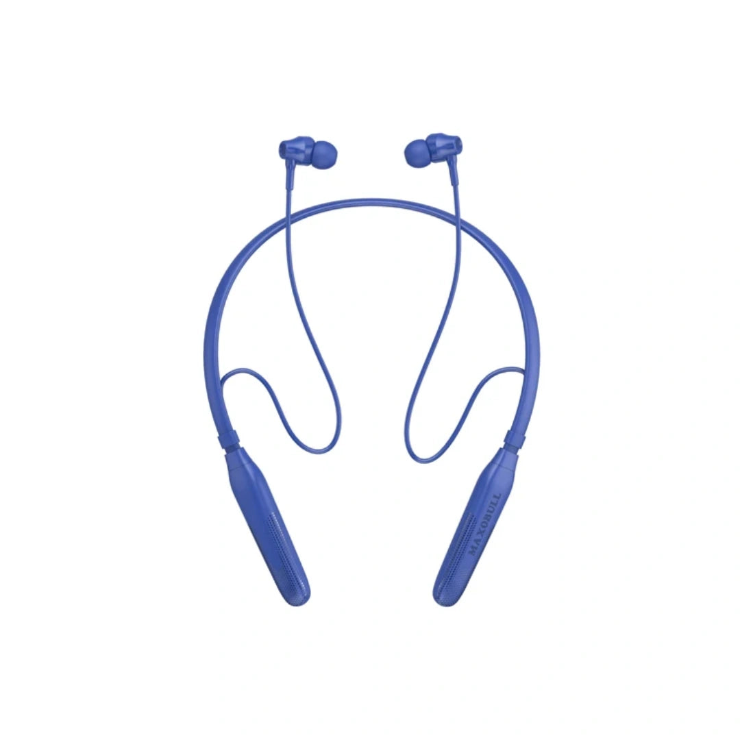 Maxobull Neo Neckband | 280mAh Capacity | 50hrs Music | 17hrs Talk | 250hrs Standby | 2hrs Charging Time | HD Microphone for Clear Voice Quality