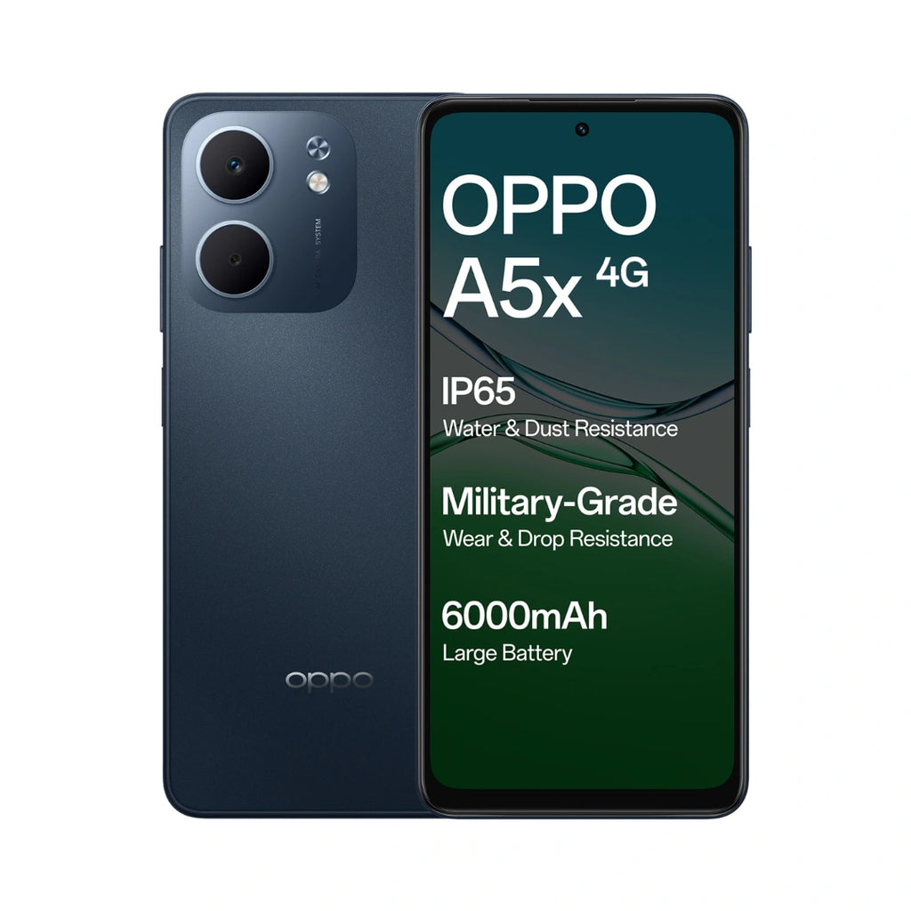 Oppo A5x | Snapdragon | 32MP Camera | 5MP Front camera | 5860 Mah Battery | Android 15