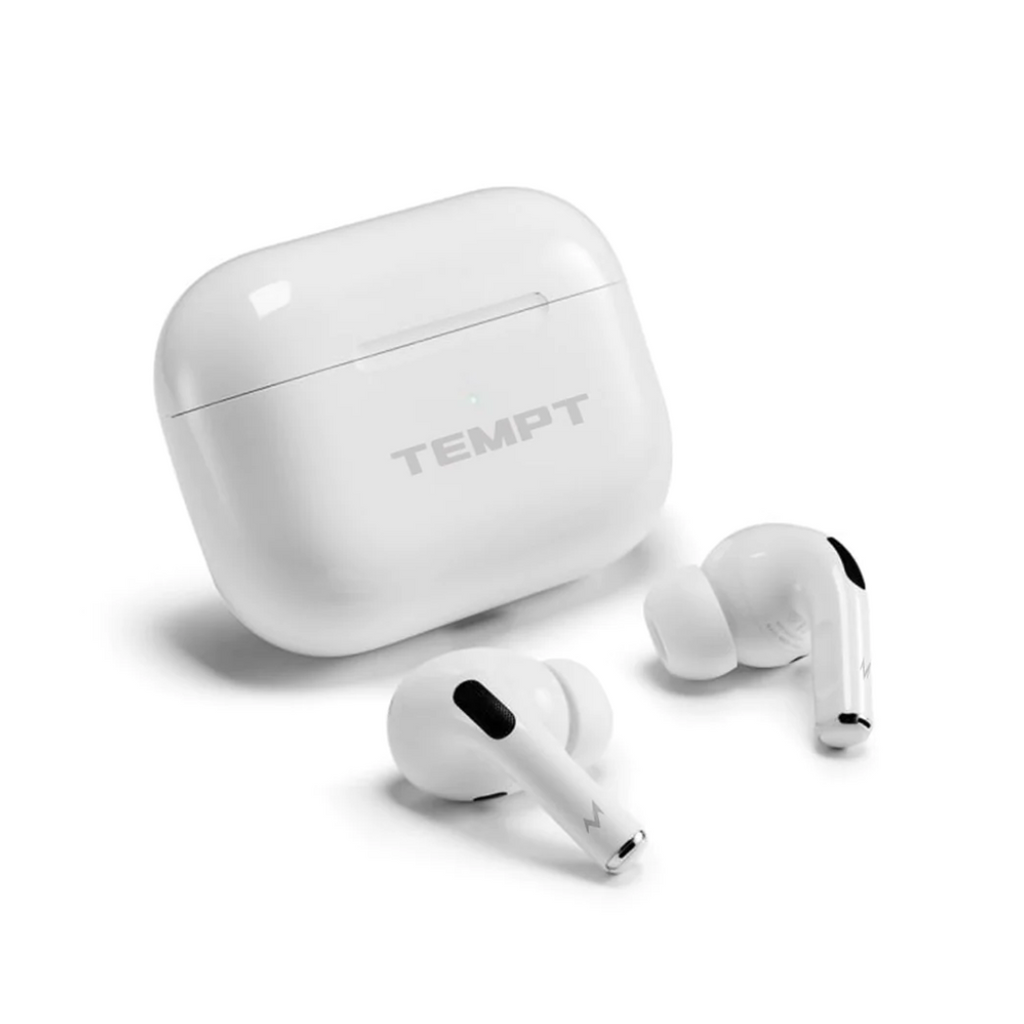Tempt Wave Lite Bluetooth Earbuds - White