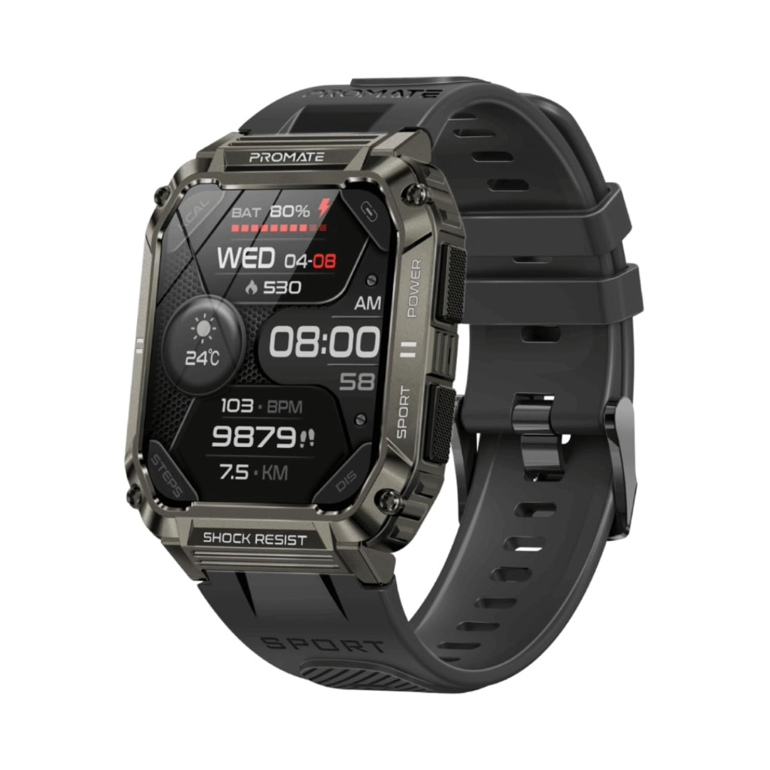 Promate Activelife XWatch-S19 Smart Watch - Black