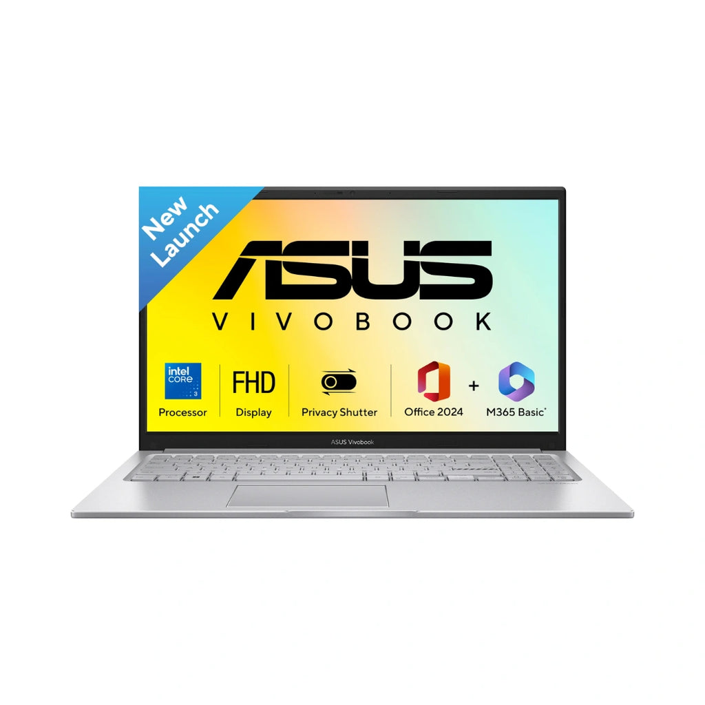 ASUS Vivobook 15 | 8GB/512GB/SSD | X1504VAP-BQ1321WS | Intel Core i3-1315U Processor | 15.6 inch Display | 16:9 Aspect Ratio | 60Hz Refresh rate | 720p HD Camera | With Privacy Shutter