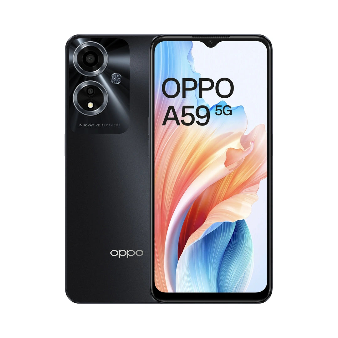 Oppo A59 5G 6GB Ram, 128GB Storage| 	Mediatek Dimensity  |13MP Dual Rear Camera| 8MP Front Camera |5000mAh Battery