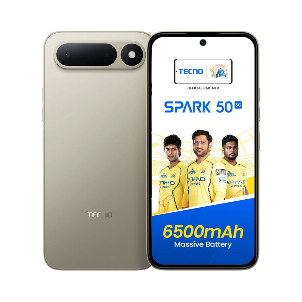 Tecno Spark 50 5G | 120Hz 6.78 inches Display | Mediatek Dimensity 6400 | 50MP Main Camera | 8MP Front Camera | 6000mAh Battery | IP64 Pro Water Resistance