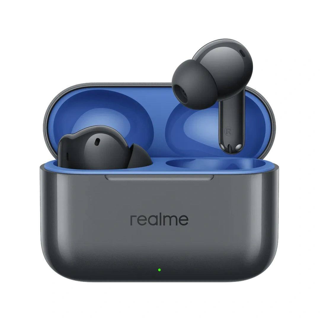 Realme Buds T200 |True Wireless Earbuds | Bluetooth v5.4 | Water Resistance | 3D Spatial Audio Effect | 50 hrs Of Playback | Active Noise Cancellation | Dynamic Audio