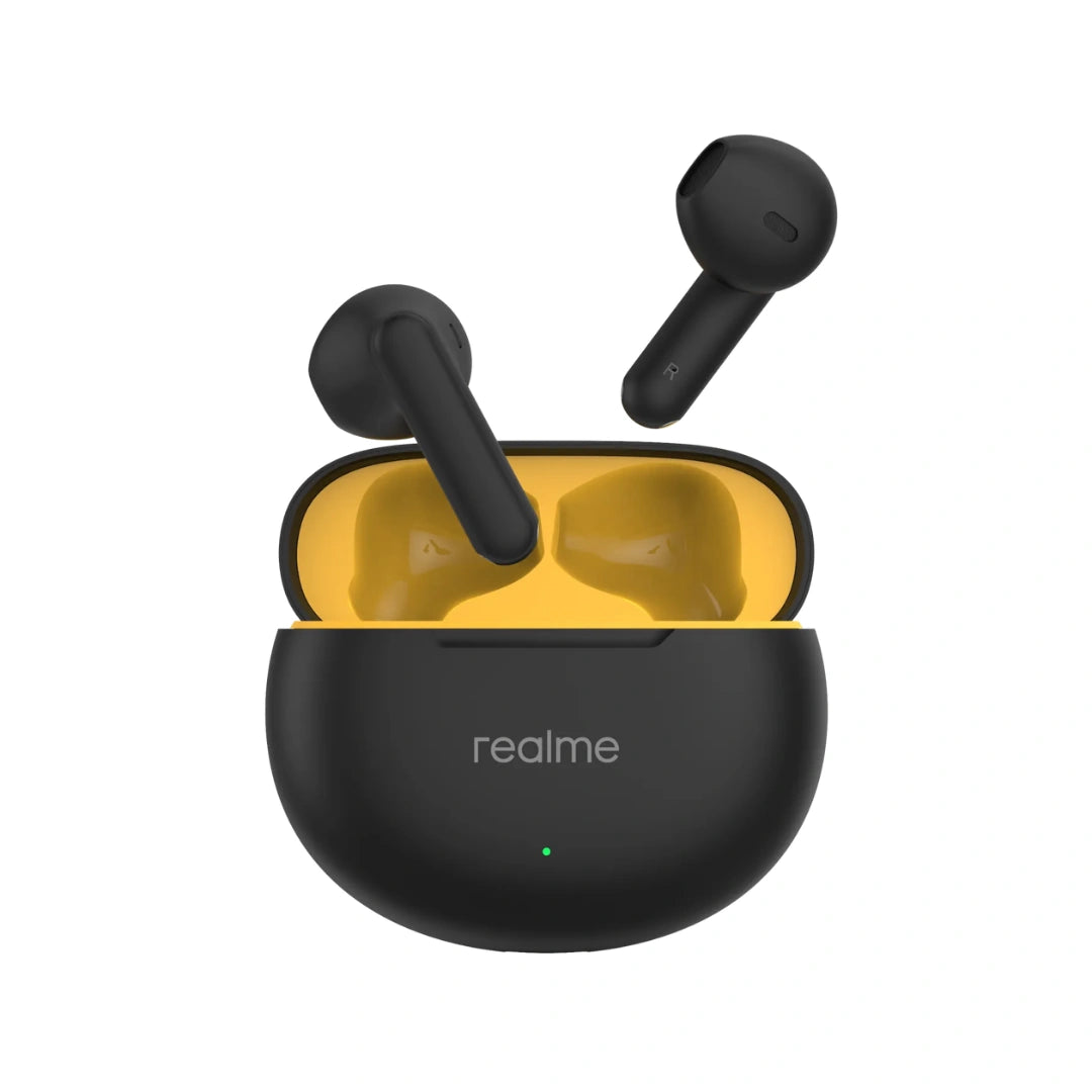 Realme Buds T01 TWS | Smart Touch | 28hrs Total Playback | PET Diaphragm | 88ms Super-Low Latency | AI Environmental Noise Cancellation | Google Fast Pairing | IPX4 Water Resistance