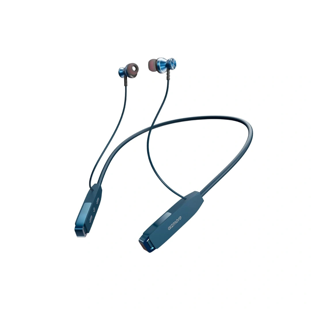 GIZMORE MN225 LUXE Neckband | Pure Deep Bass | Magnetic Earpiece | 25H Long Playtime | Water Resistance