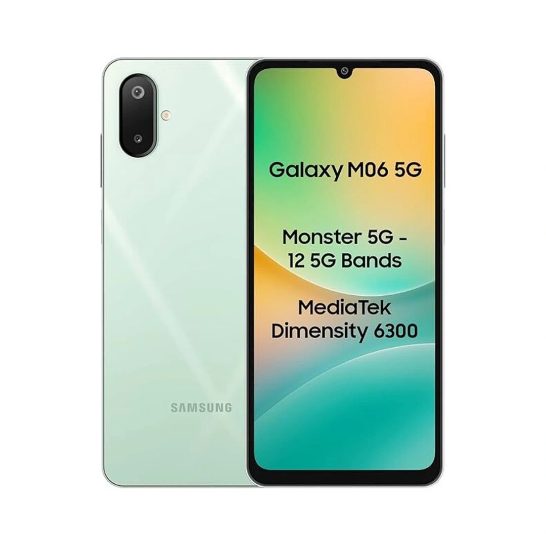 Samsung Galaxy M06 5G | 6.74 Inches Display |  MediaTek Dimensity 6300 | 5000 mAH Battery | 8MP Front Camera