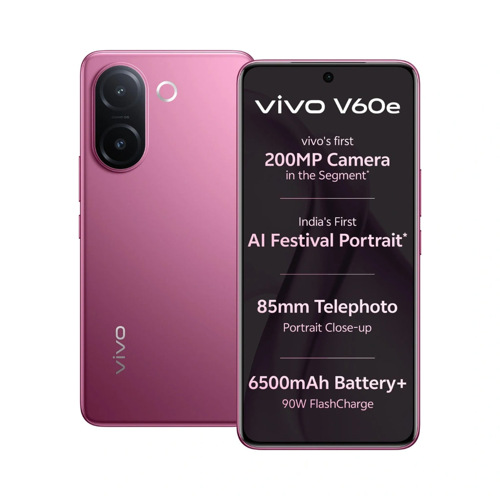 Vivo V60e | 6.77 inch Display | MediaTek Dimensity | 200MP Rear  Camera | 50MP Front camera
