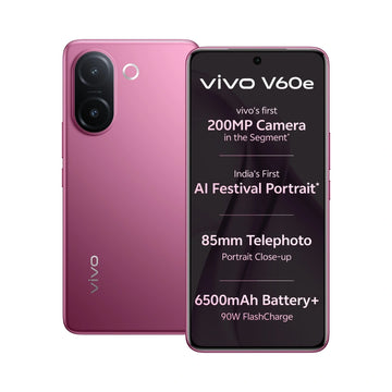 Vivo V60e | 6.77 inch Display | MediaTek Dimensity | 200MP Rear  Camera | 50MP Front camera