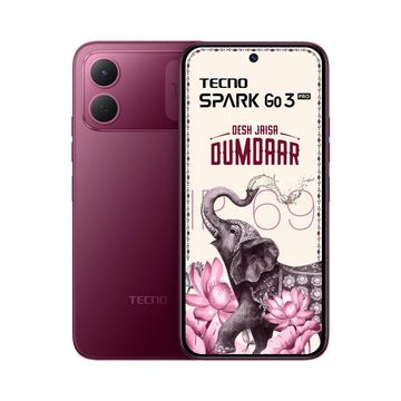 Tecno Spark Go 3 Pro | 6.78 inches Display | 120Hz Refresh Rate | Unisoc T7250 Chipset | 13MP Rear Camera | 8MP Front Camera | 5200mAh Battery | IP68/IP69 Dust & Water Resistance