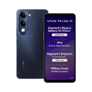Vivo T4 Lite 5G | 6.74'' HD+ 90Hz LCD | MediaTek Dimensity 6300 | 50MP Dual AI Camera | 5MP Front Camera | Android 14 | 6000mAh Battery | IP64 Dust & Water Resistance