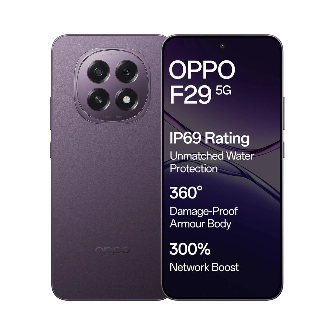 Oppo F29 | AMOLED Display | Qualcomm  Snapdragon  | 16MP Front Camera | 50MP Rear Camera| 6500 mah Battery