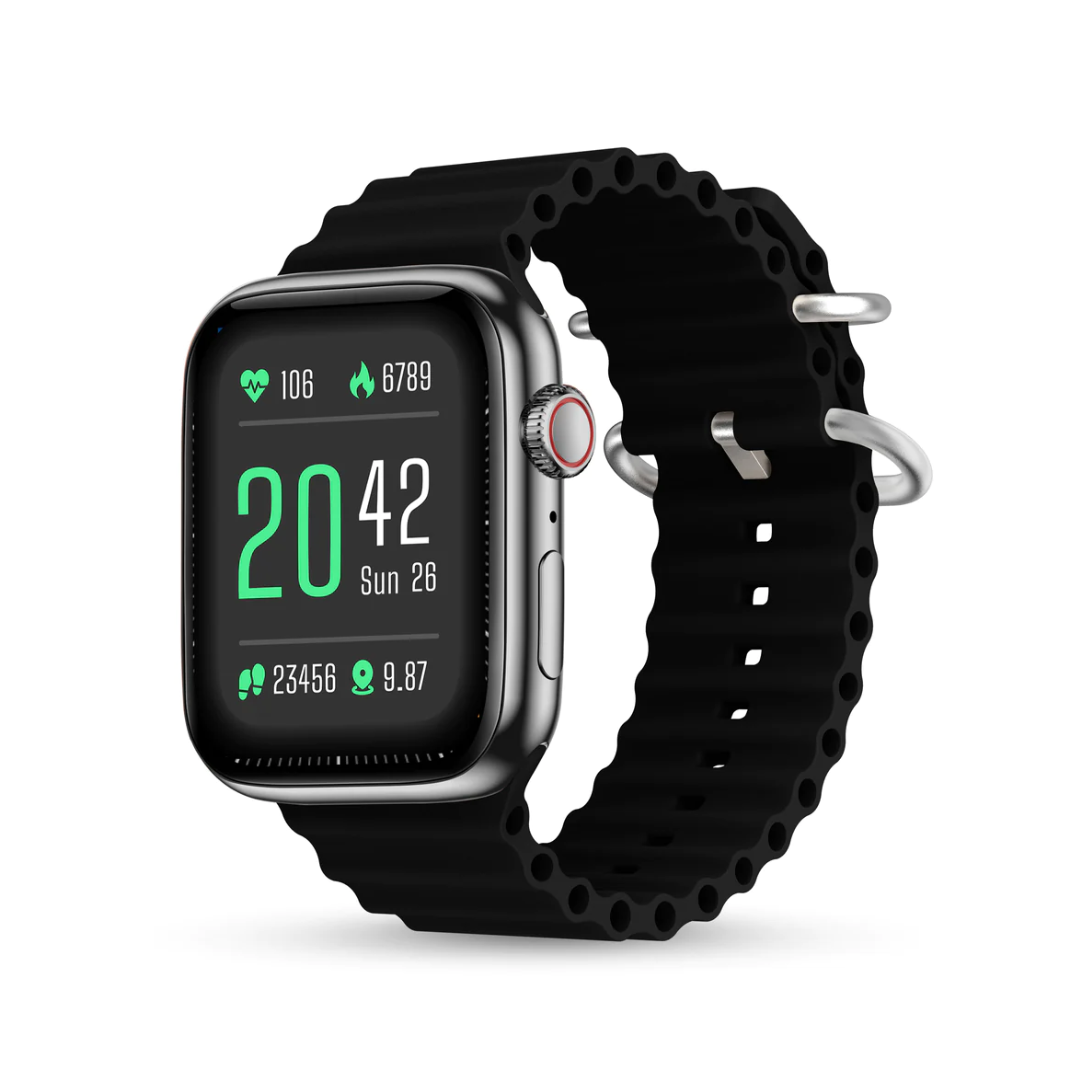 Pebble Zest Smart Watch - Jet Blaack