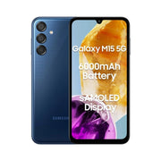 Samsung Galaxy M15 5G | 6.5 inches Super AMOLED Display | Mediatek Dimensity 6100+ | 50MP Tirple Camera | 50MP Front Camera | 6000mAh Battery