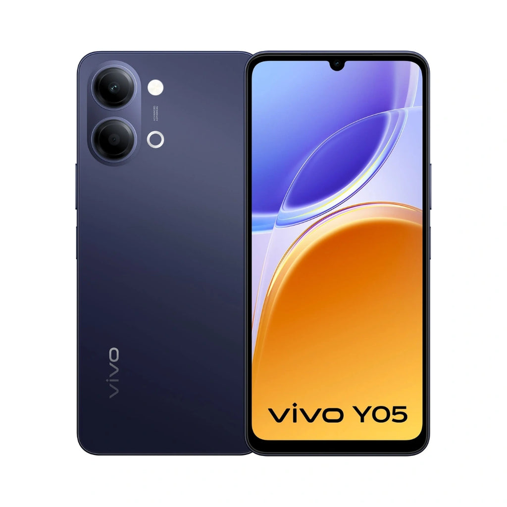 Vivo Y05 | 6.74 inches LCD Display | 120Hz Refresh Rate | Unisoc T7225 Processor | 8MP Rear Camera | 5MP Front Camera | IP65 Water Resistance | 6500mAh Battery