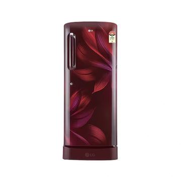 LG 224L 5 Star Single Door Refrigerator | Smart Inverter Compressor |  Toughened glass shelves |  Fast Ice Making | Auto Smart Connect