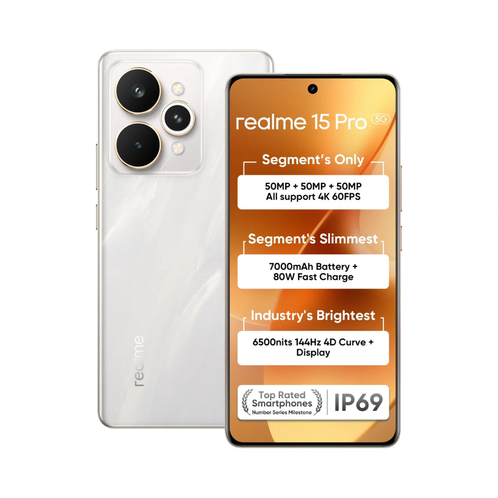 Realme 15 Pro | 6.8 Inches Display | OLED Display | Qualcomm Snapdragon | 50MP Rear Camera | 50MP Front Camera  | 7000 mAH Battery