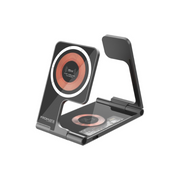 Promate AuraFold-Trio 15W - Wireless Charger - Black