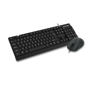 Lapcare E9 Wired Keyboard and Mouse - Black