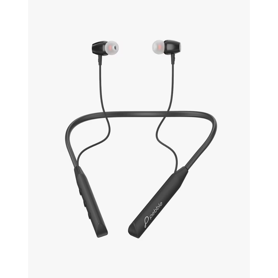 Pebble Flex Buzz Bluetooth Neckband - Black