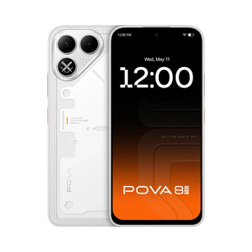 Tecno Pova 8 5G | 6.76 Inches 144Hz IPS LCD Display | Mediatek Dimensity 7100 | 50MP Sony Rear Camera | 13MP Front Camera | IP64 Dust & Water Resistance | 8000mAh Battery | 45W Fast Charging